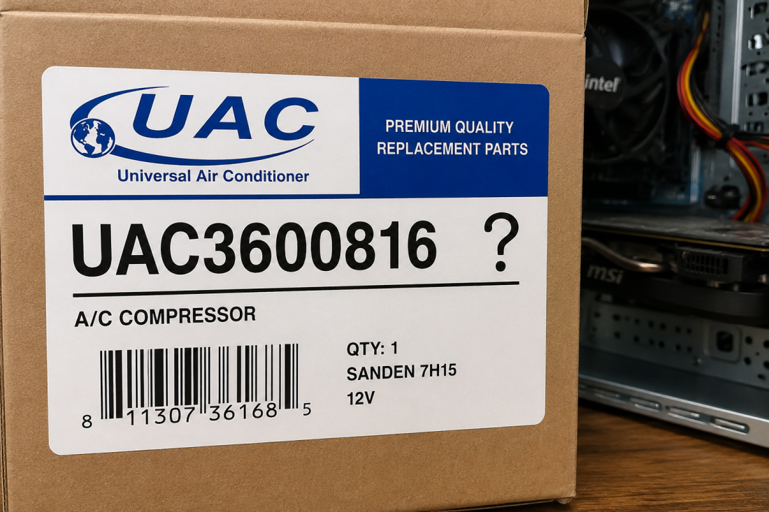 UAC3600816 code
